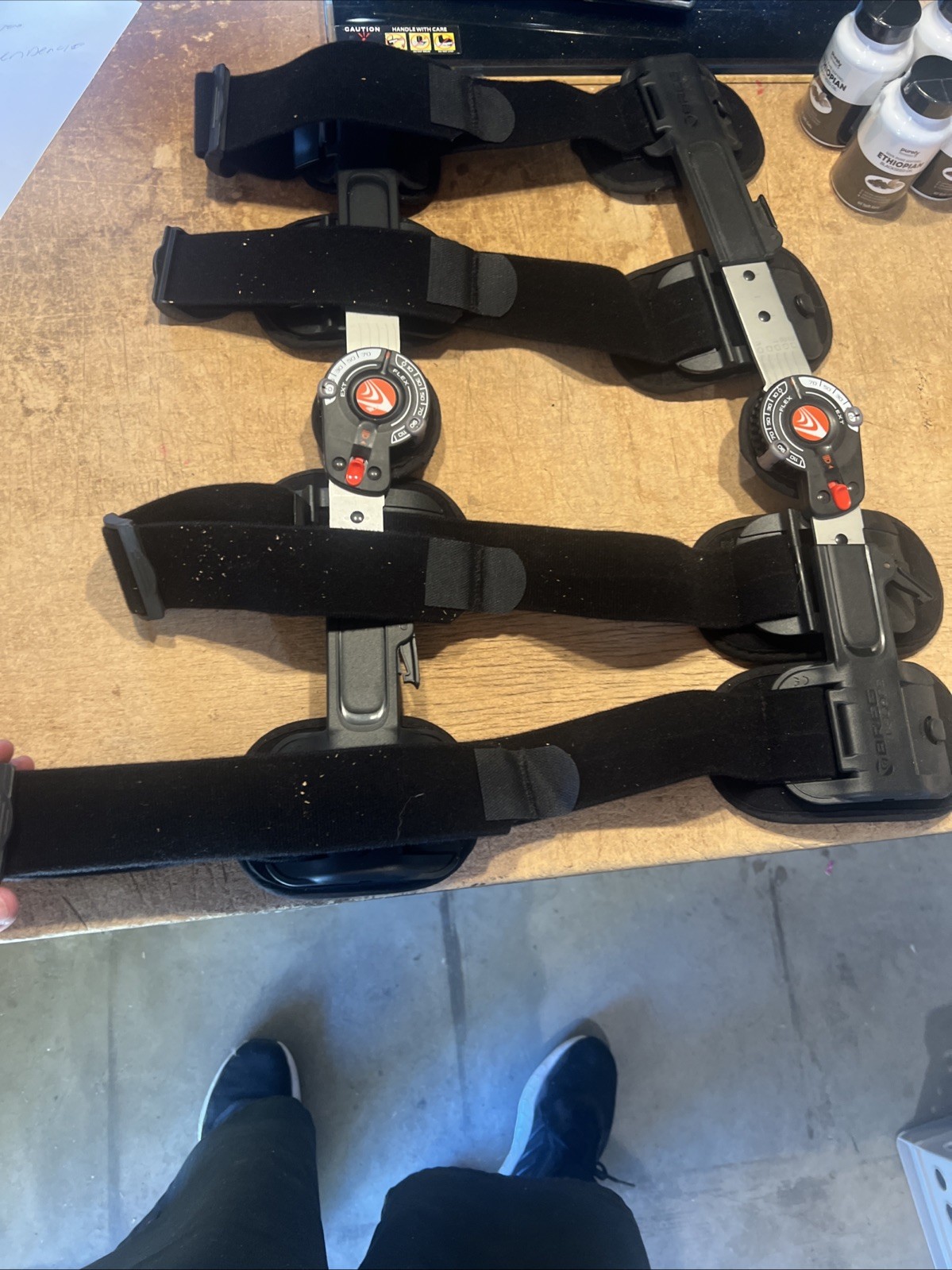 Breg T-Scope Premier Post Op Knee Brace – Black (08814) Super Clean!