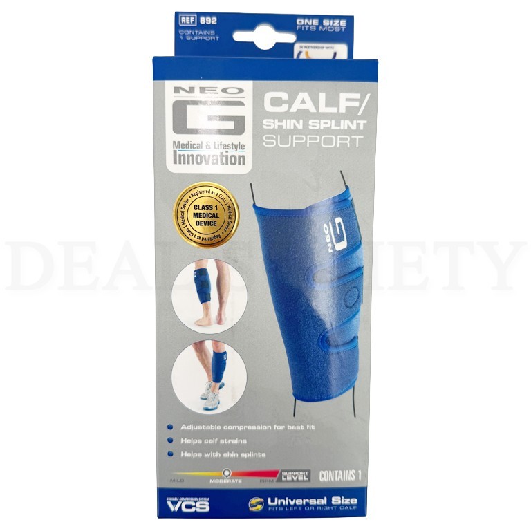 Neo G Calf/Shin Splint Adjustable Compression. Universal Size Moderate Support