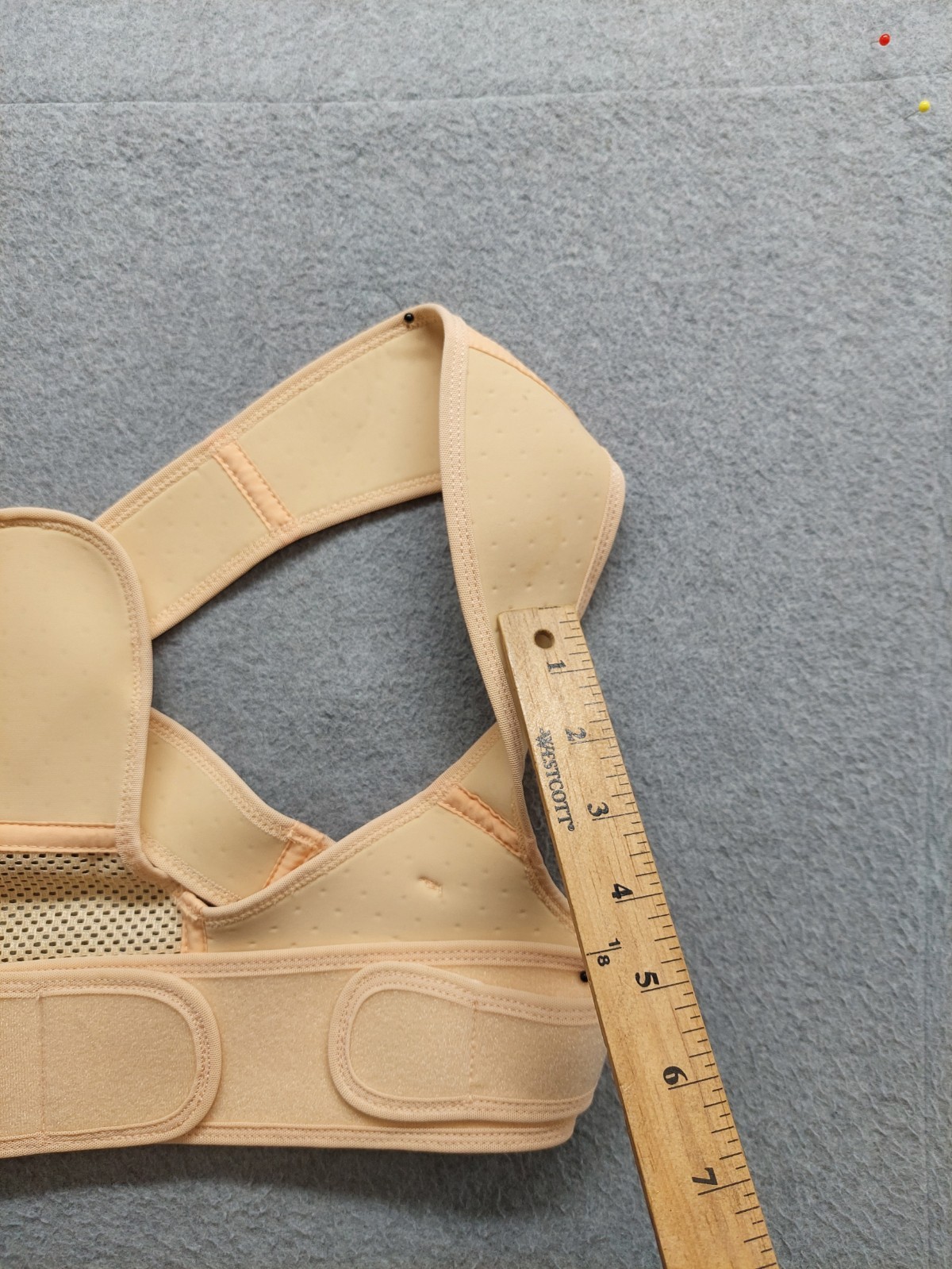 Circumference Women Posture Corrector S Beige Breathable Back Spine Support Vest