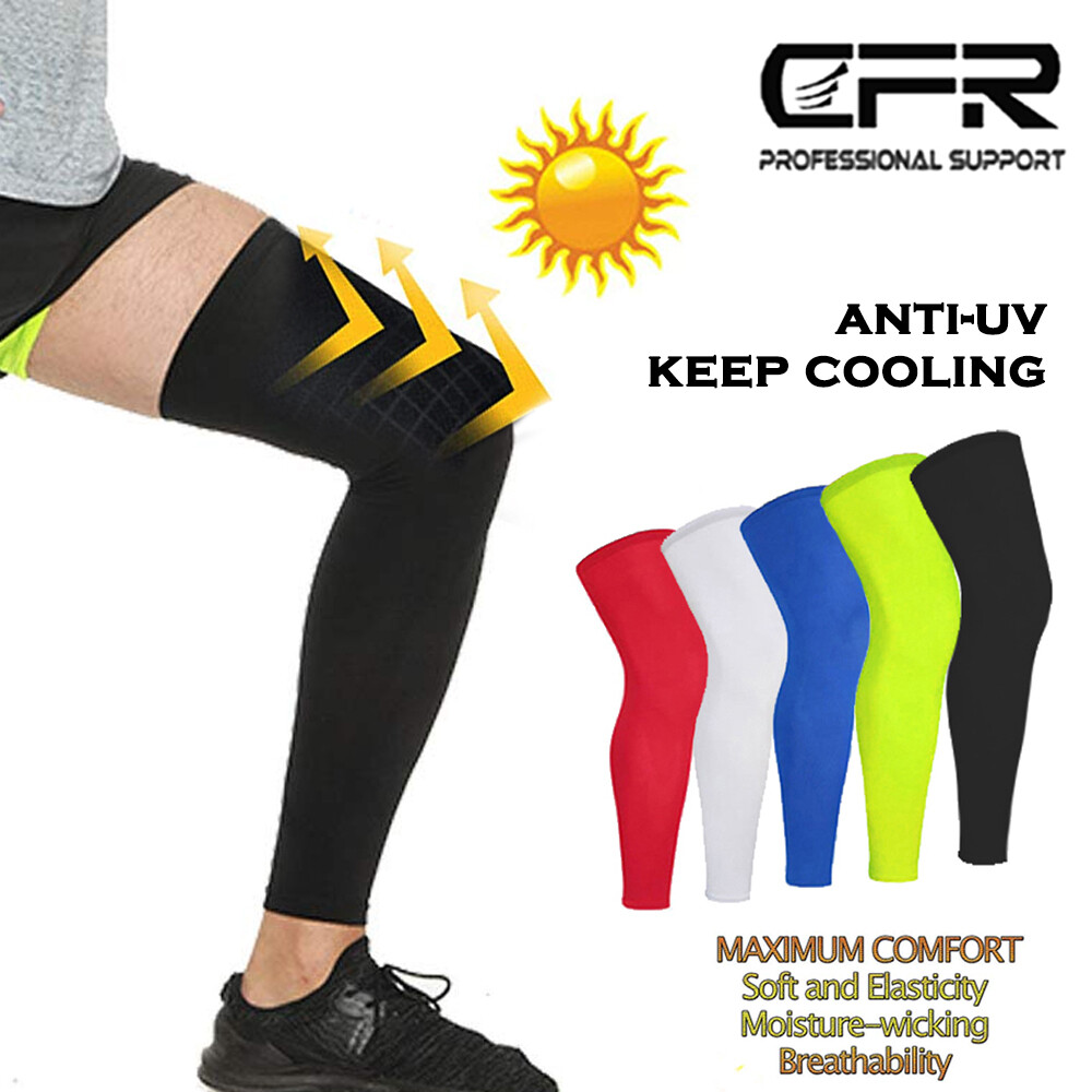 Compression Long Sleeve Support Leg Knee Brace Socks Sport Pain Relief Men Women