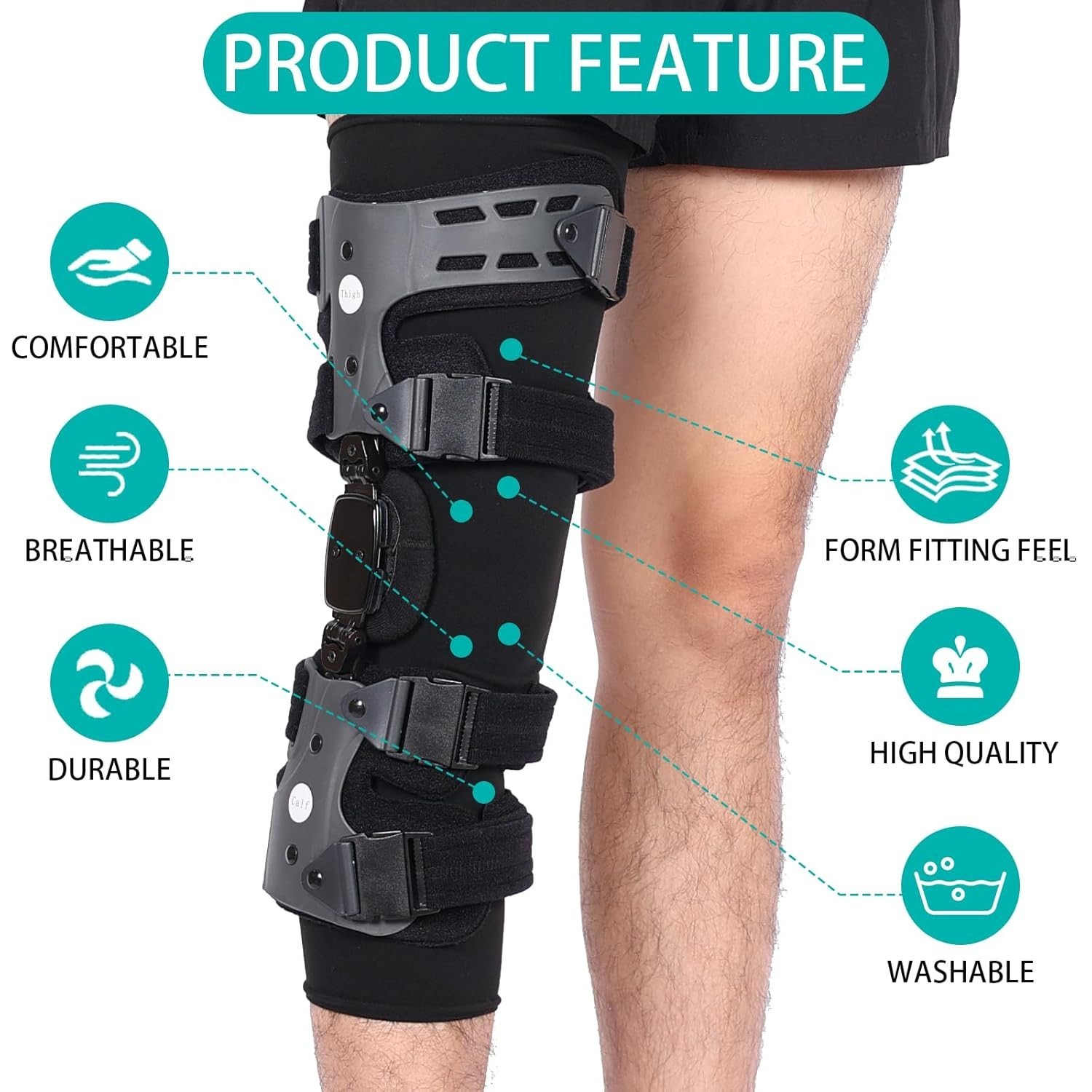 Moisture-Wicking Knee Undersleeve – Size L for Enhanced Protection and Comfort