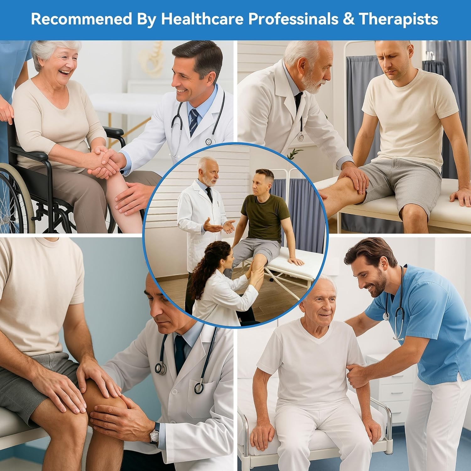 Knee Glide Physical Therapy Leg Exerciser for Knee and Hip Replacement Recovery