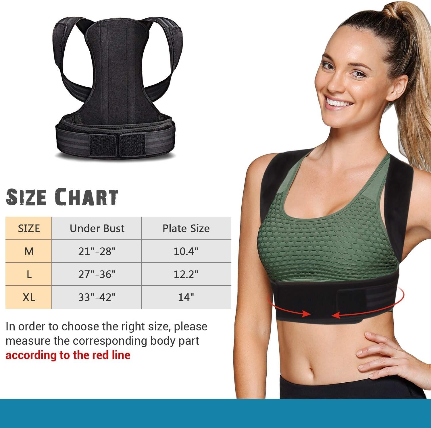 Back Straightener Posture Corrector, Women Men Kids Back Shoulder Neck Support