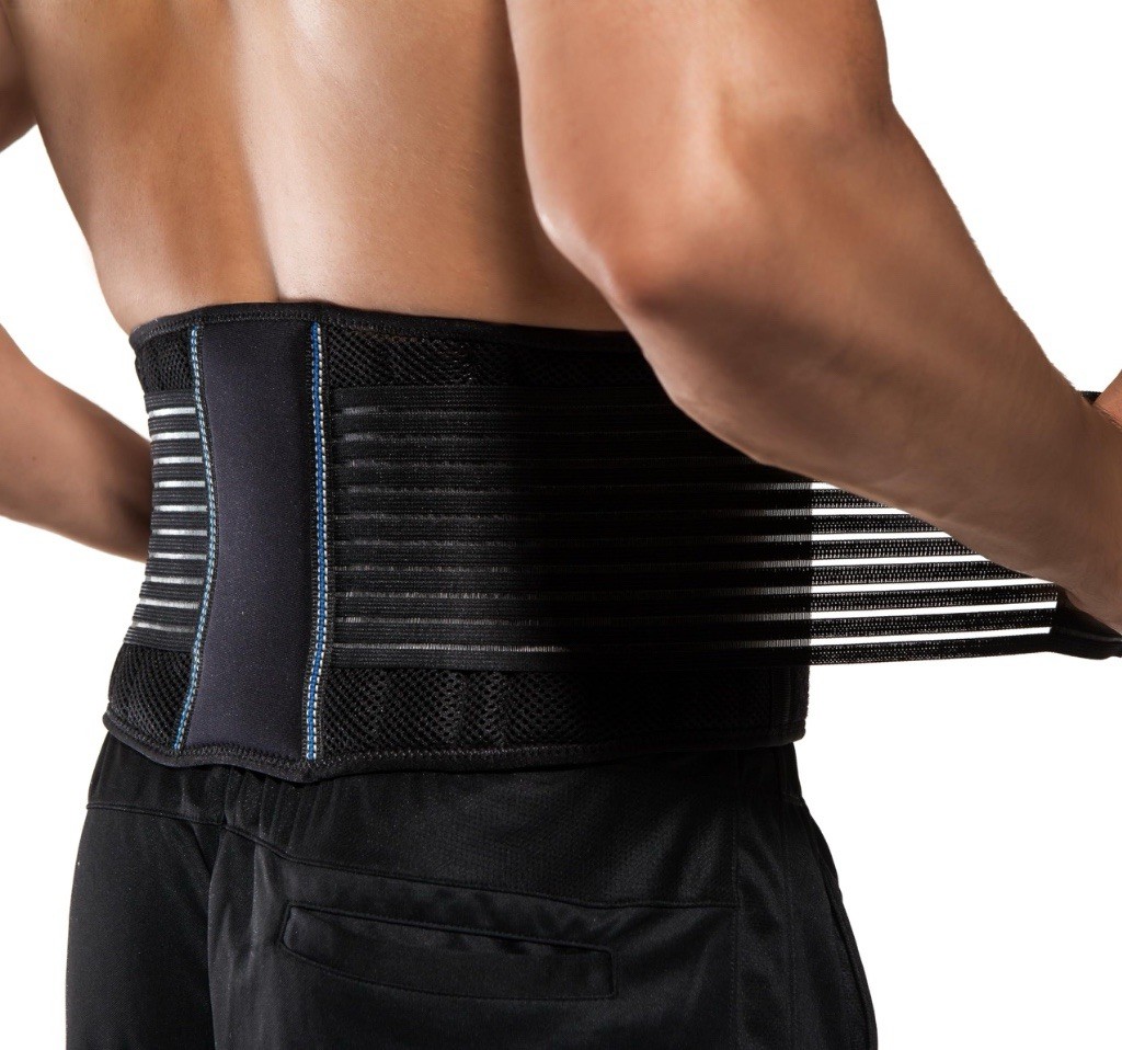 BraceUP Adjustable Stabilizing Lumbar Lower Back Brace Support Belt Small Medium