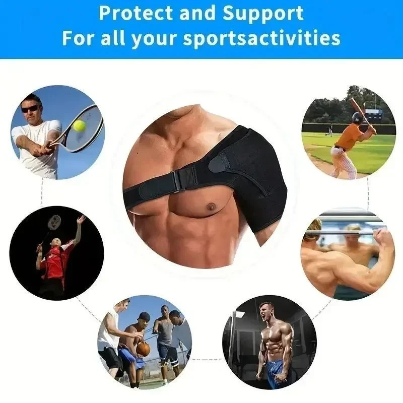 Shoulder Brace Support Compression Sleeve Torn Rotator Cuff Relief Joint AC Pain