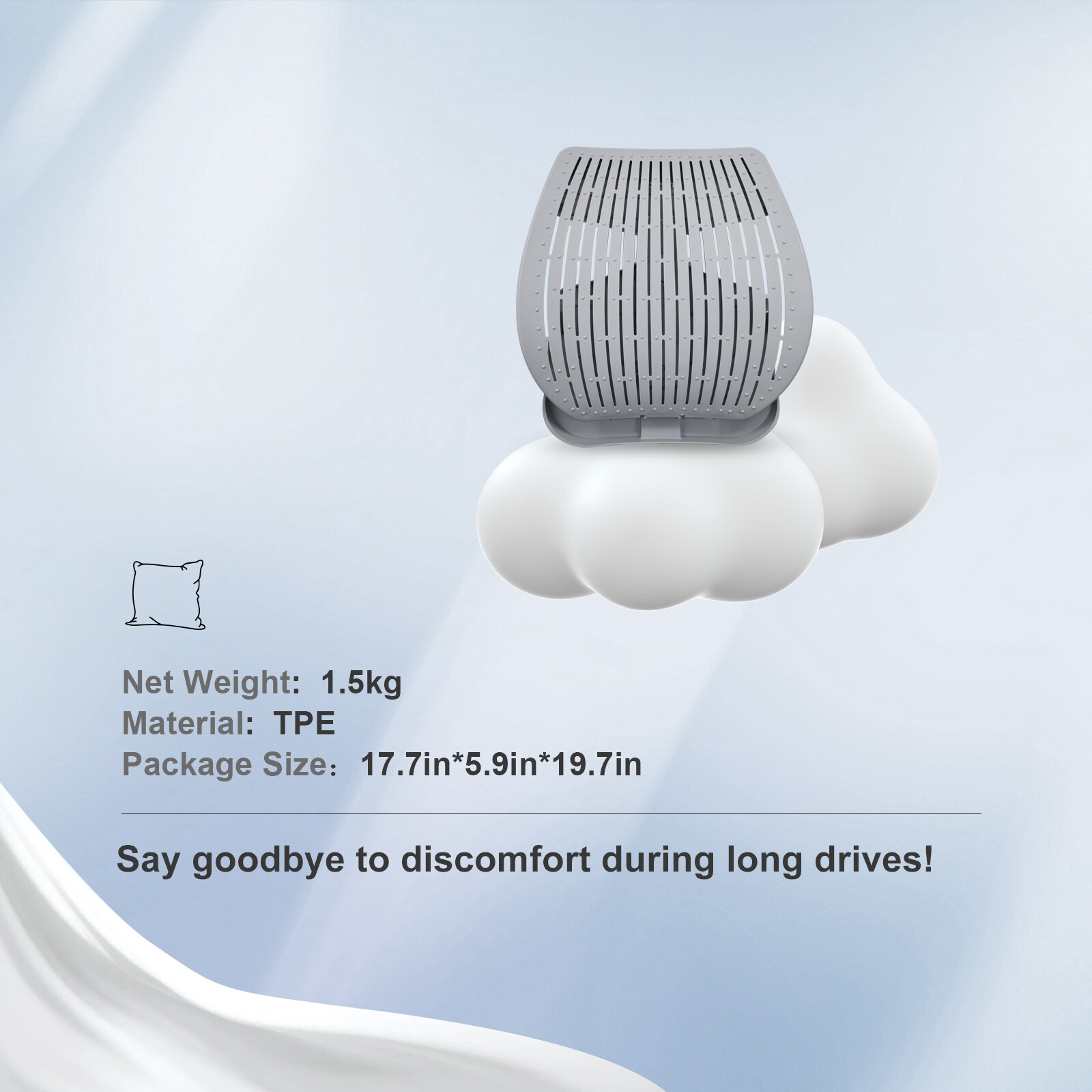 Lumbar Support Pillow, Lumbar Back Support Cushion for Office Chair Car Seat