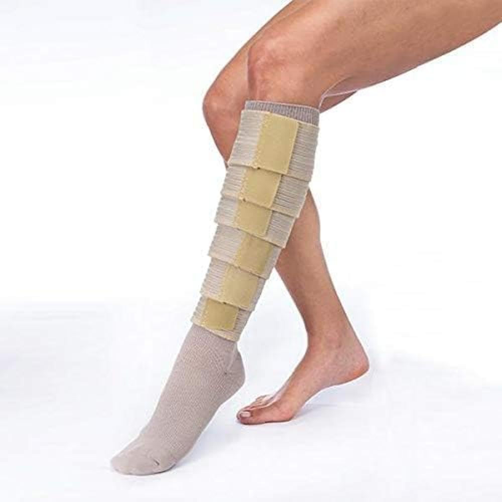 Farrowwrap Classic Tan Legpiece with Compression Sock – Regular-Medium
