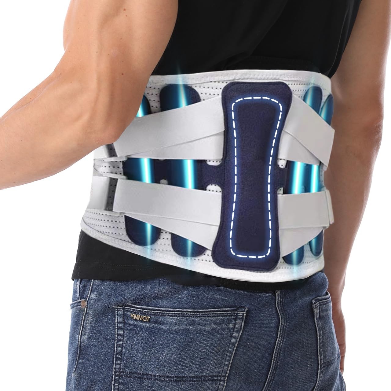 Back Brace for Lower Back Pain Relief from Herniated Disc, Sciatica & Scoliosis,