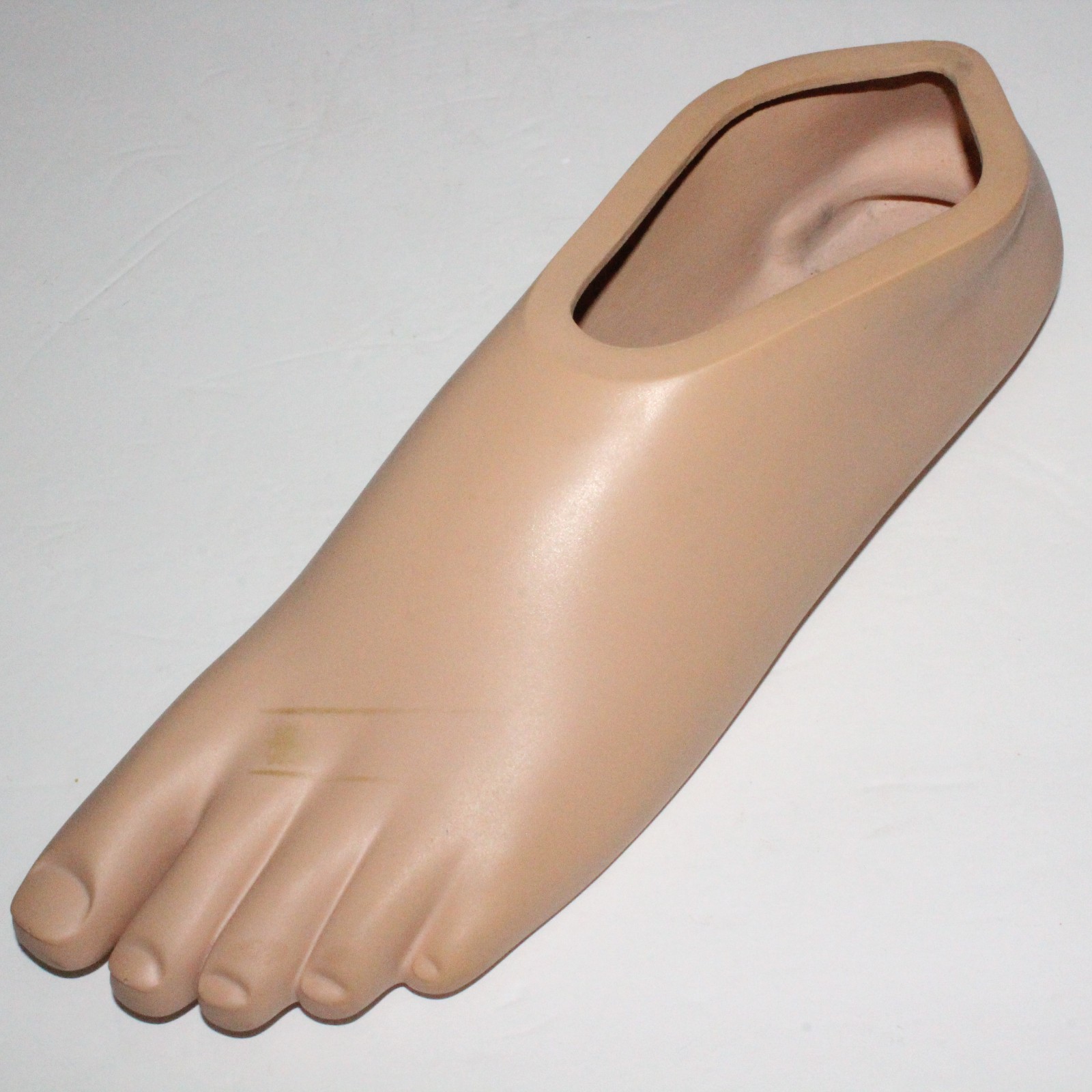 College Park Celsus Prosthetic Split Toe Foot Shell~ Sz 29 LEFT Brown