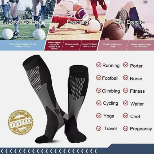 Compression Socks Medical Nursing Stockings For Outdoor Fast-drying Breathable