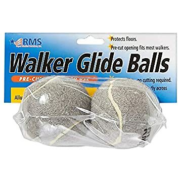 RMS Walker Glide Balls – A Set of 2 Balls with Precut Opening for Easy Installat