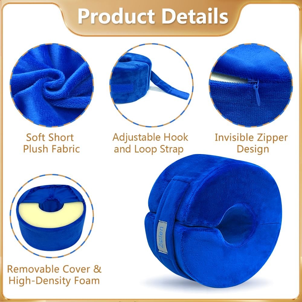 Foot Elevation Pillow Heel Ankle Elevator Wedge Foot Support Pillow Ankle Cus…