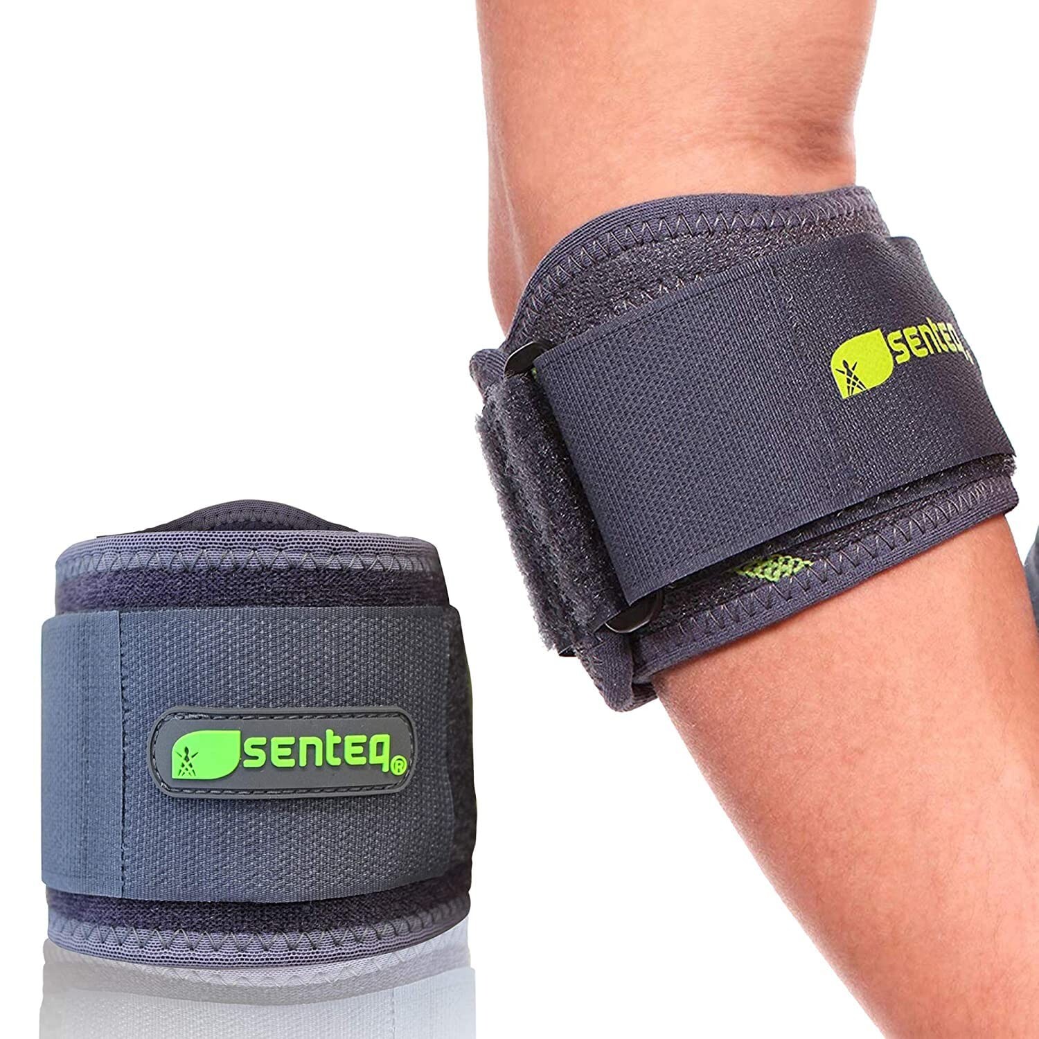 Elbow Brace Support Strap – Forearm Compression Sleeve, Tennis Elbow B…