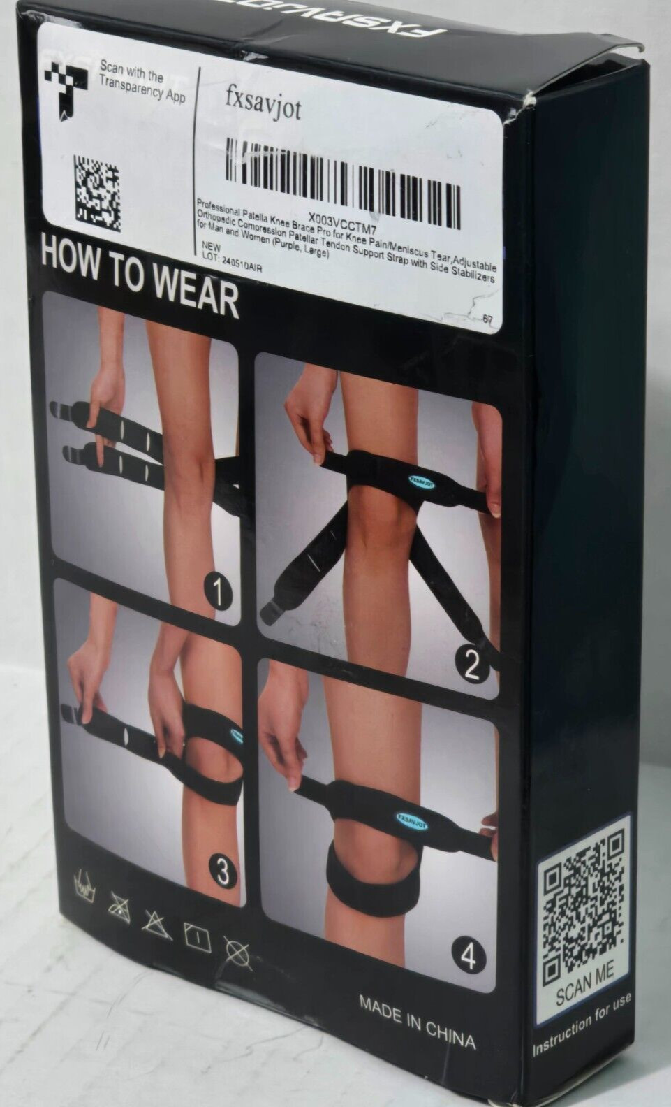 FXSAVJOT Patella Knee Brace for Pain Relief, Medical Knee Support