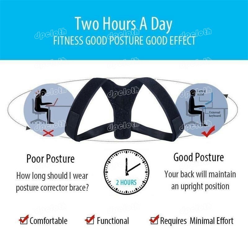 BodyWellness Posture Corrector (Adjustable to All Body Sizes) FREE SHIPPING USA