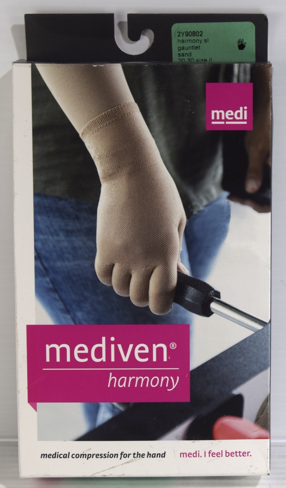 Mediven Harmony Lymphedema Compression SAND GAUNTLET 20-30 mmHg Size 2 – 2Y90802