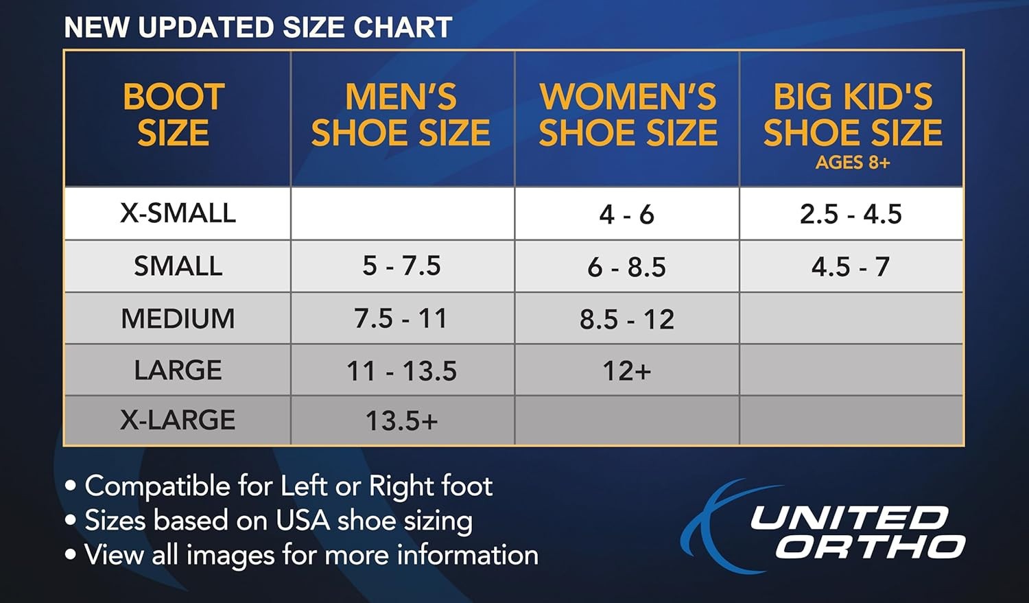 Walker Fracture Boot, Medium, Black United Ortho USA14105 Air Cam