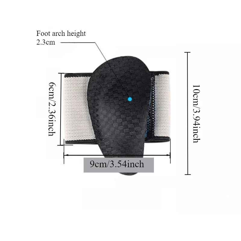 PAIR FOOT ARCH SUPPORT FLAT FEET FALLEN ARCH PLANTAR FASCIITIS INSOLE HEEL PAIN