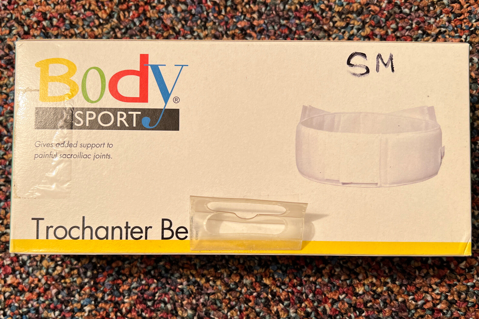*Brand NEW* Body Sport ~ Deluxe Trochanter BELT ~ 26 In -38 In White ZRB147reg