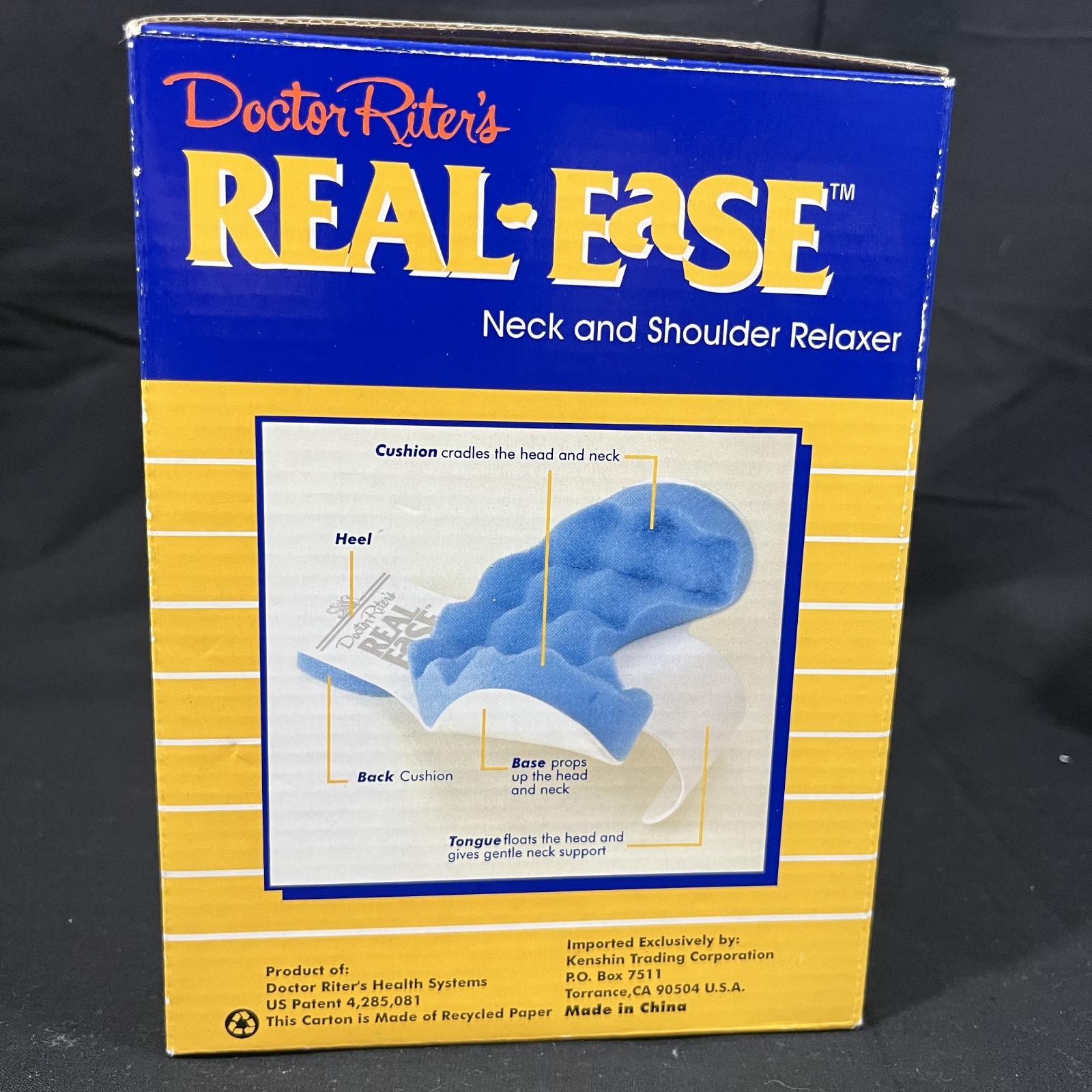 Doctor Riter’s Real Ease Neck Shoulder Relaxer Cervical Support