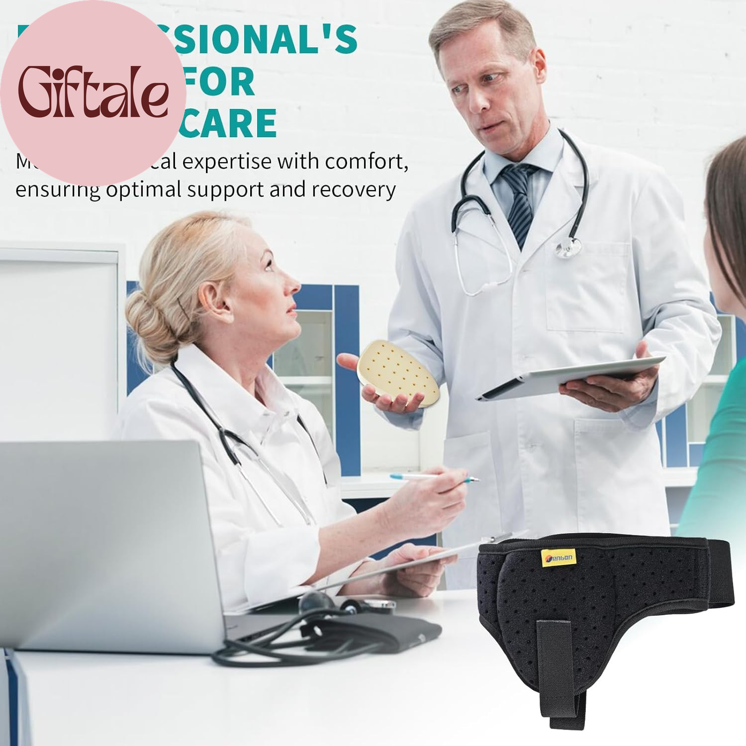 Hernia Belts for Men and Women Left or Right Side Hernia Support Truss for Ingui