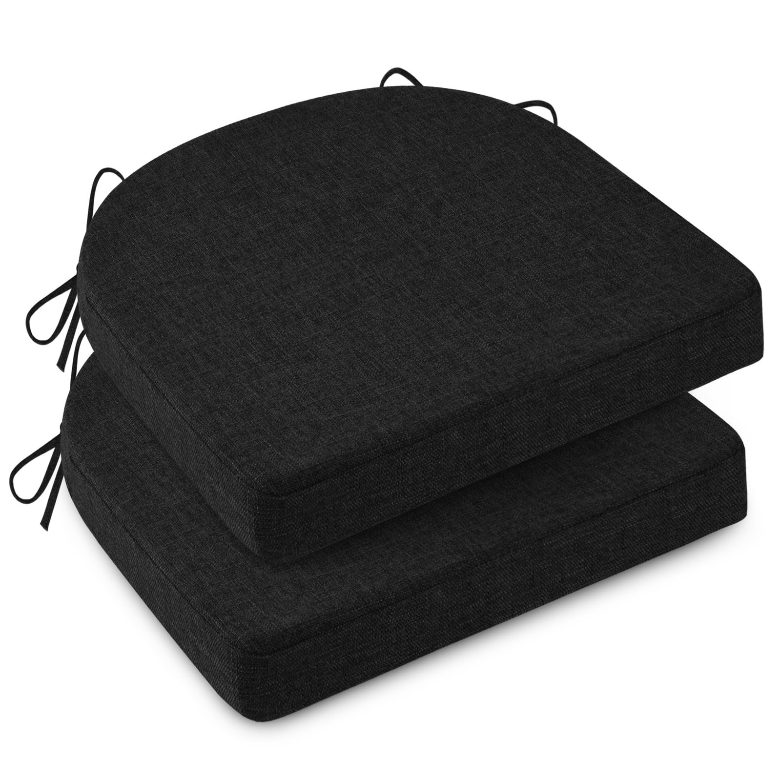 Non-Slip Kitchen Chair Cushions 17.5 x 17.5 x 2 inches Comfy Chair Pads with …