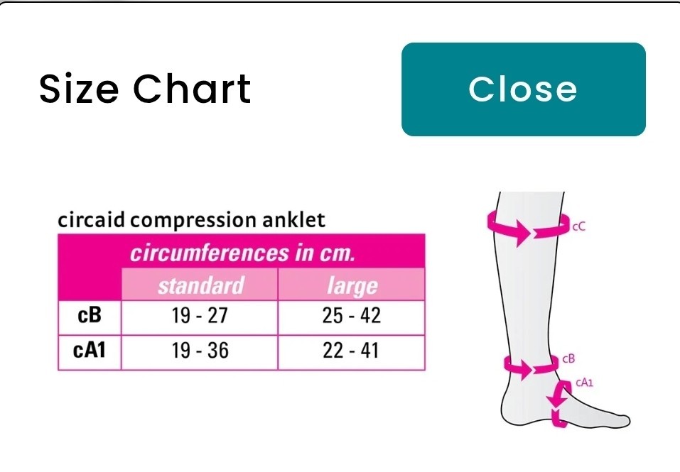 CIRCAID Comfort Leg Compression Anklet Size Large Tan 3 pk RSNK002 Made In USA