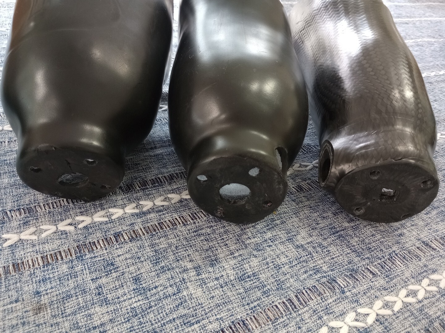 Prosthetic Leg Knee 3 Socket Sockets (1 Carbon) Parts and 6 Socks Misc. Size Lot