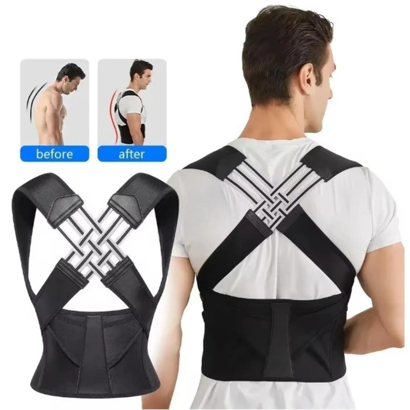Back Brace Posture Corrector Women Men Shoulder Straightener Adjustable Support