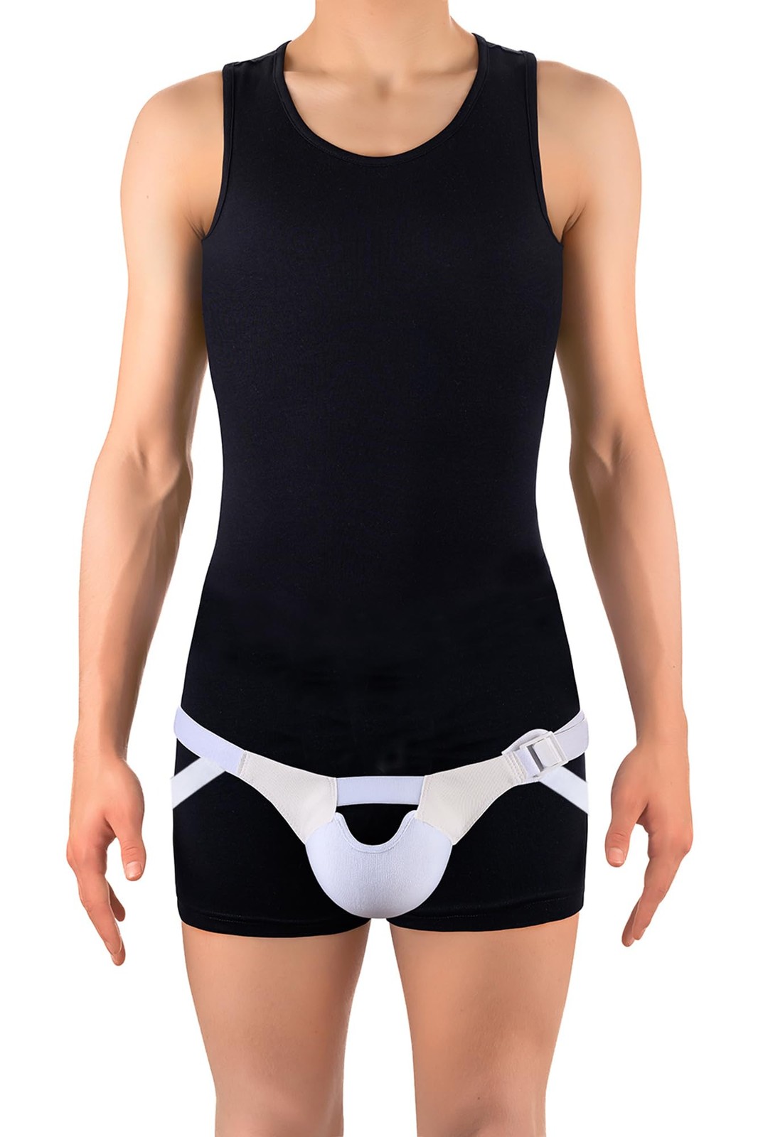 FlexaMed Suspensory Scrotal Support with Leg Straps – XXX-Large | Designed fo…