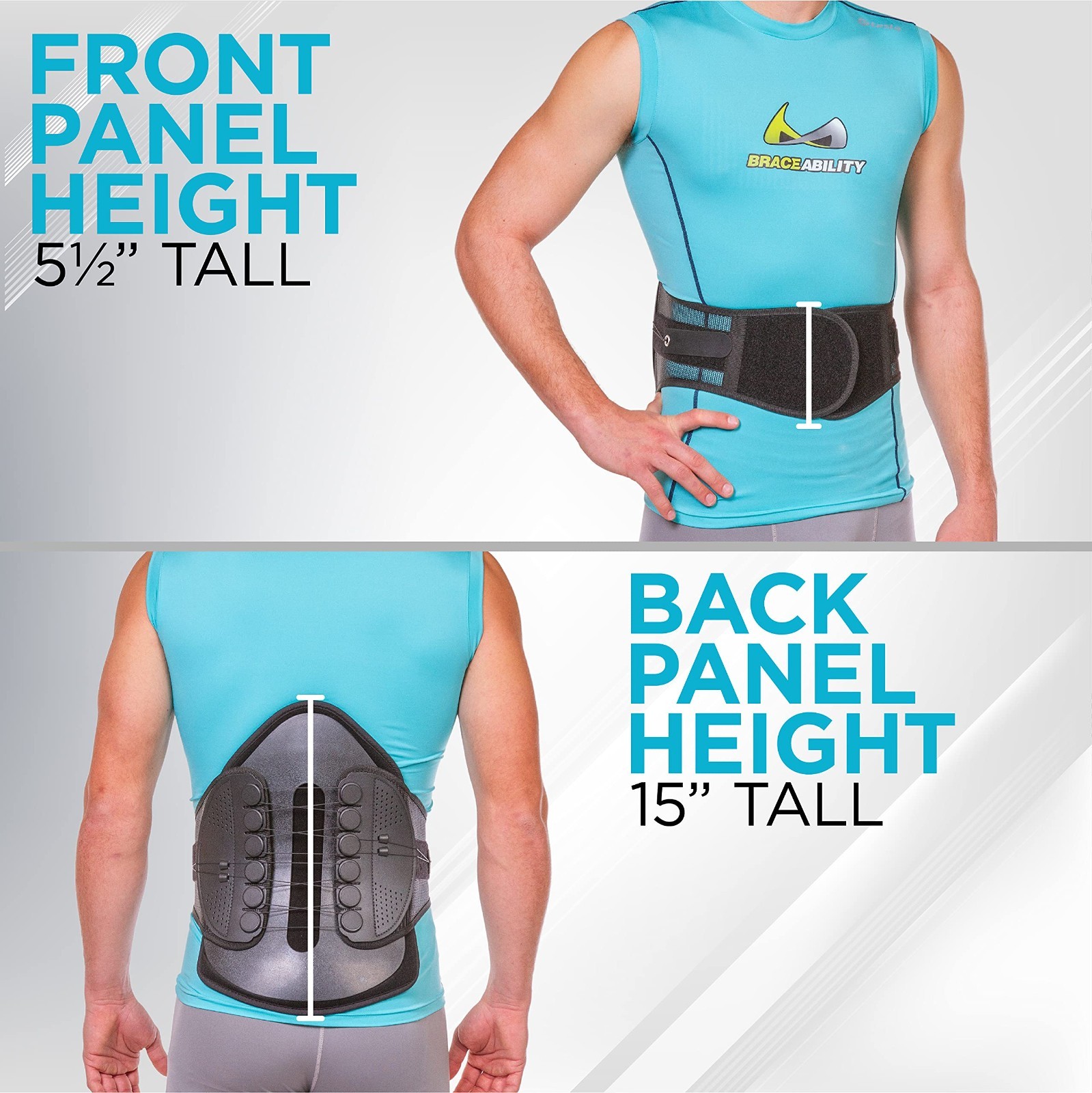 Adjustable Lumbar Decompression Back Brace – Semi-Rigid Corset for Spine Surgery