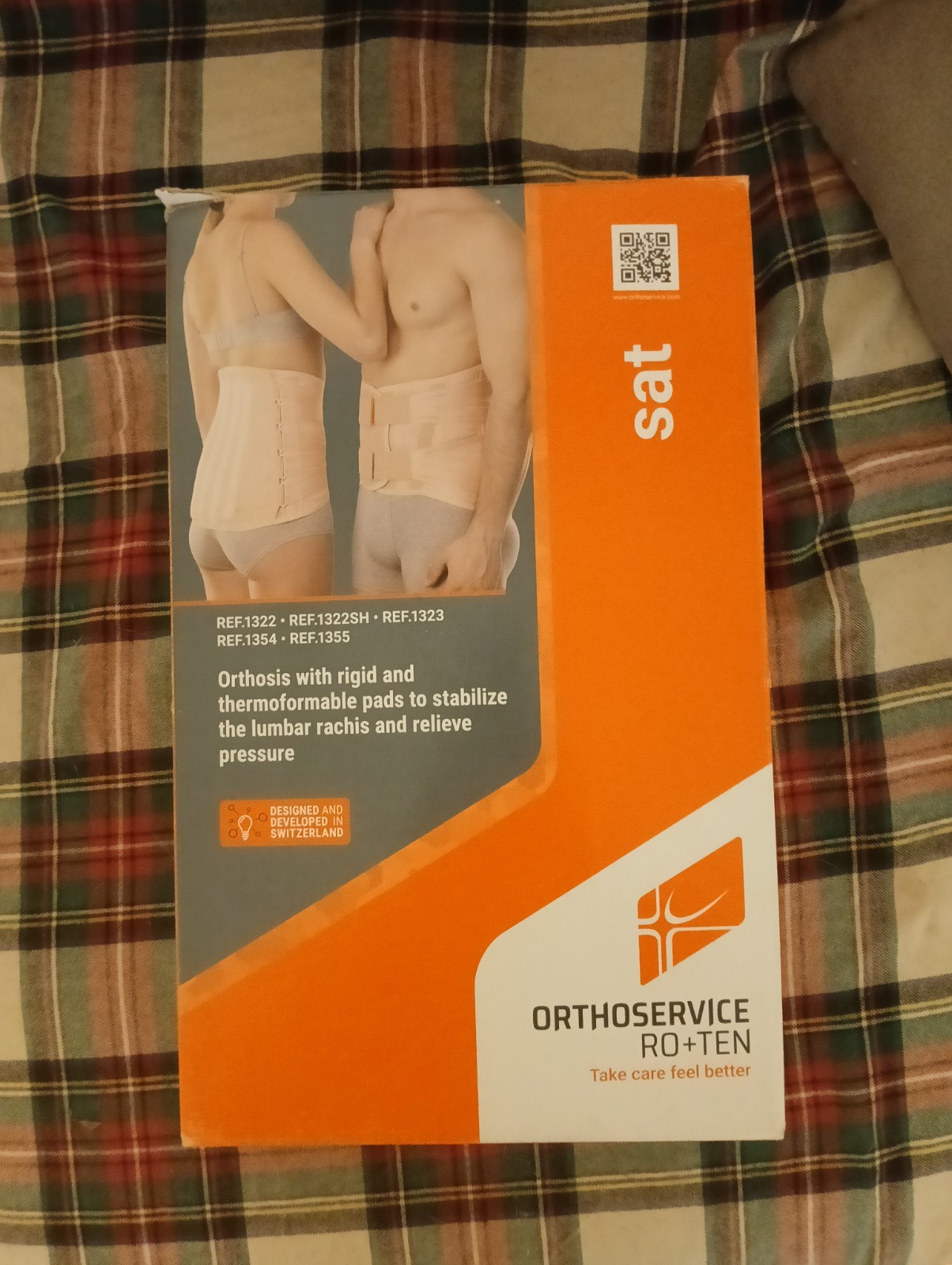 Orthoservice SAT 1354 Stiff Lumbar Orthopedic Bust Size L