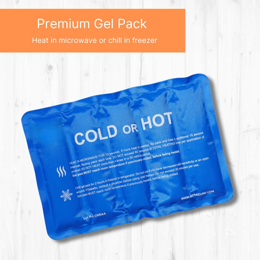 NatraCure Hot & Cold Shoulder Ice Pack Wrap – 1 Count (Pack of 1)