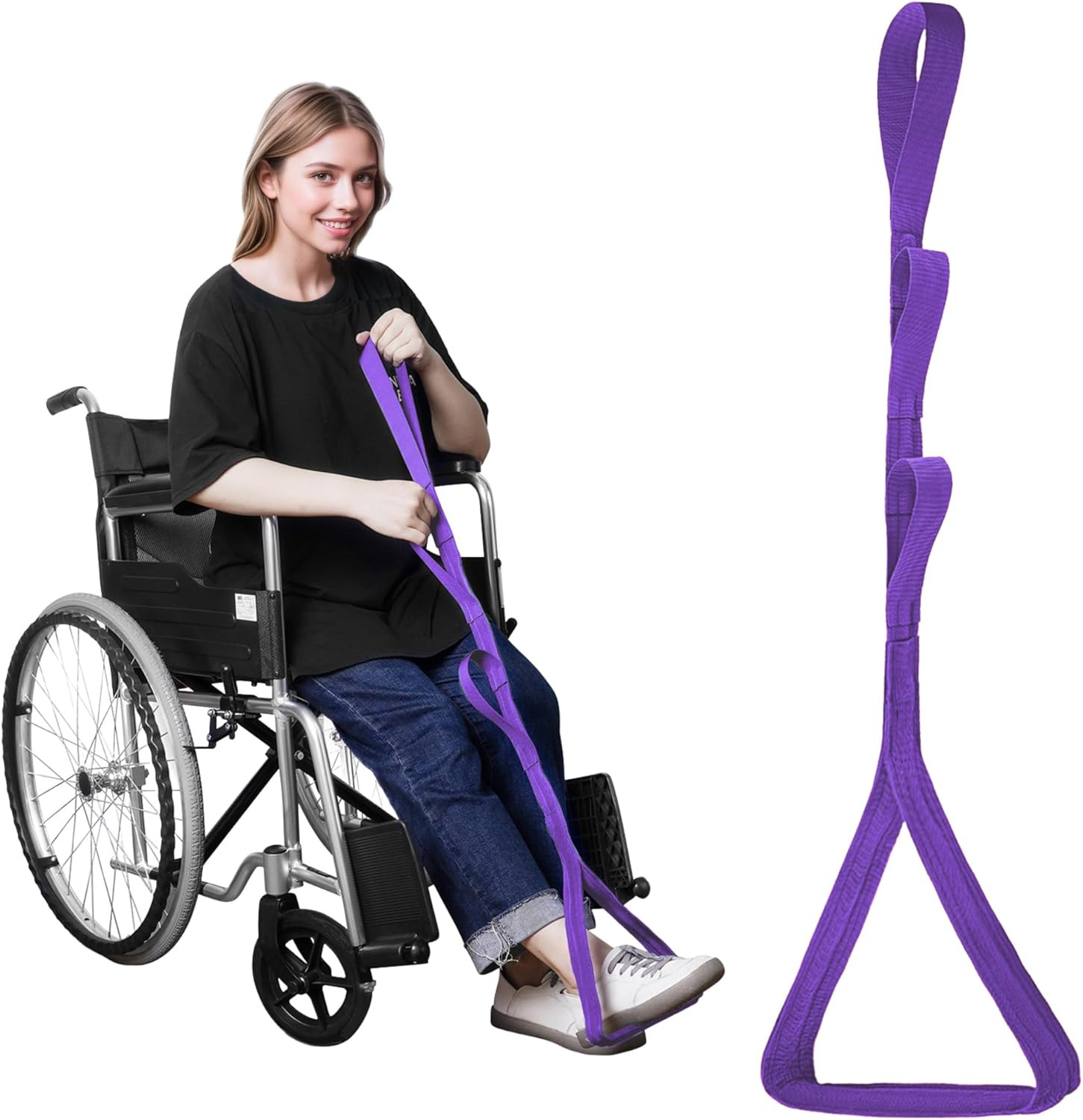 42 Inch Long Leg Lifter,Leg Lifter after Hip Replacement All over with Aluminum