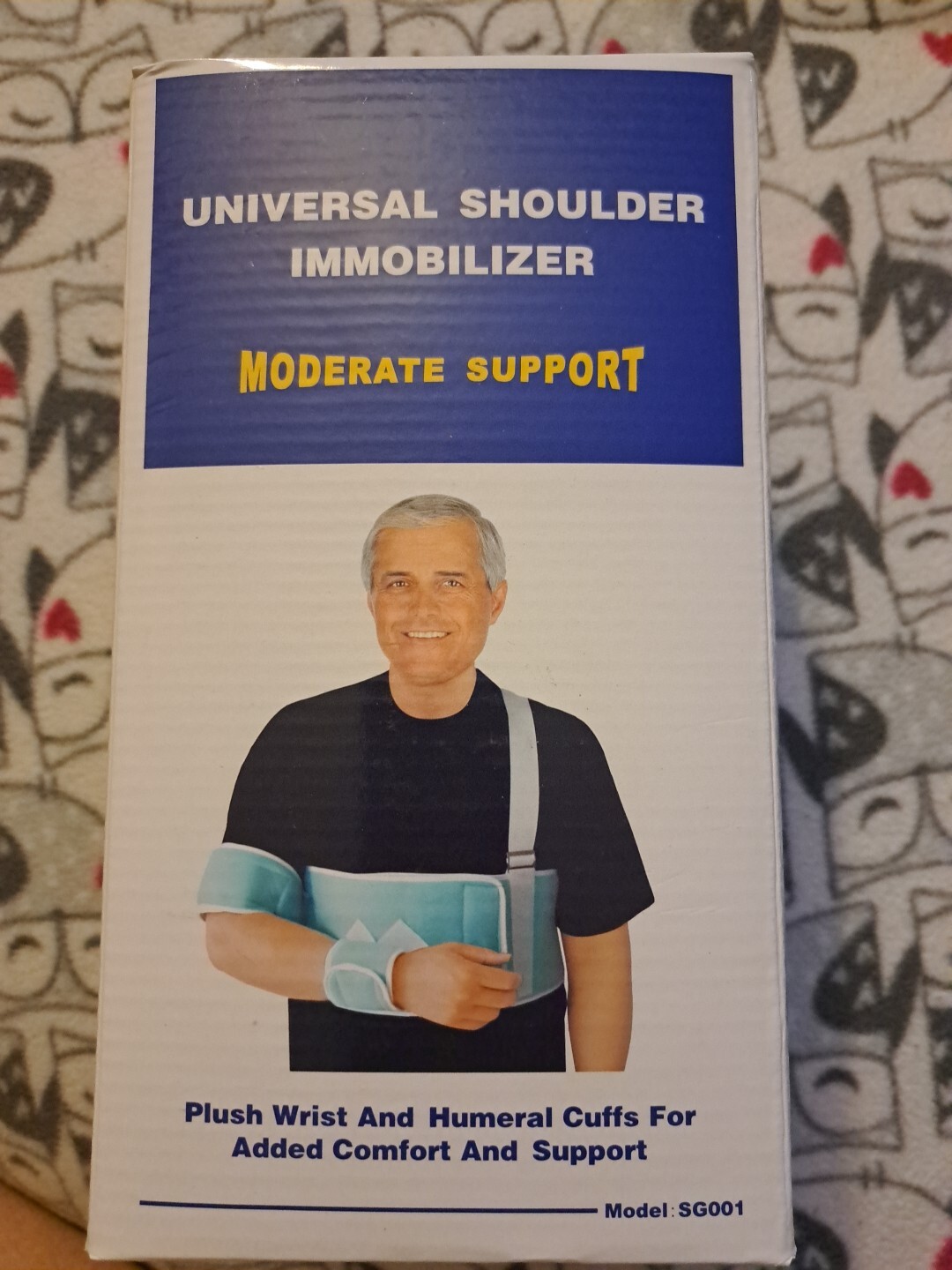 UNIVERSAL SHOULDER IMMOBILIZER MODERATE SUPPORT – MODEL SG001 – UP TO 52″ CHEST