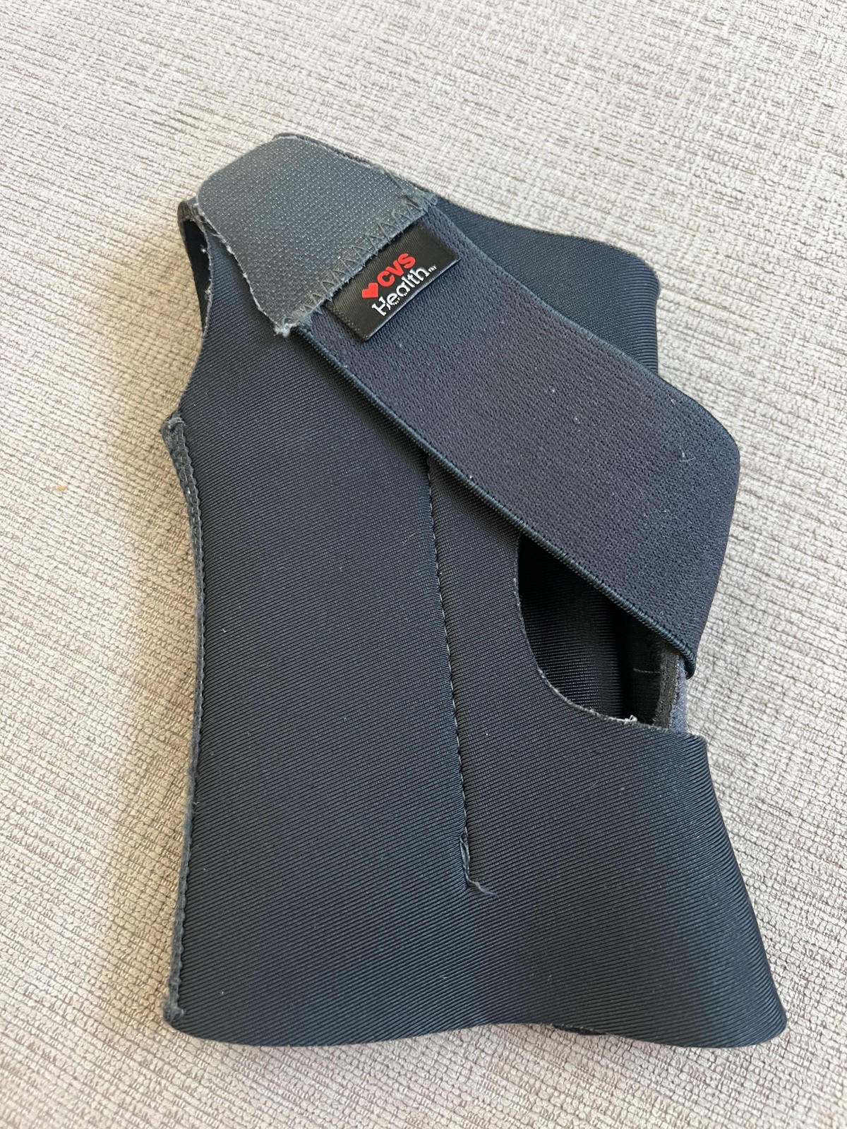 CVS Health Thumb Guard Wrist Brace Black Adjustable Neoprene Support One Size