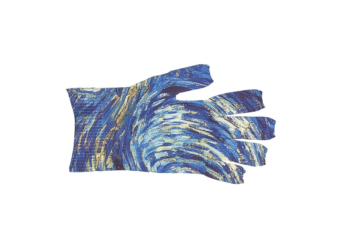 STARRY NIGHT Graduated Compression Glove by LYMPHEDIVAS, ANY SIZE & LEVEL, New