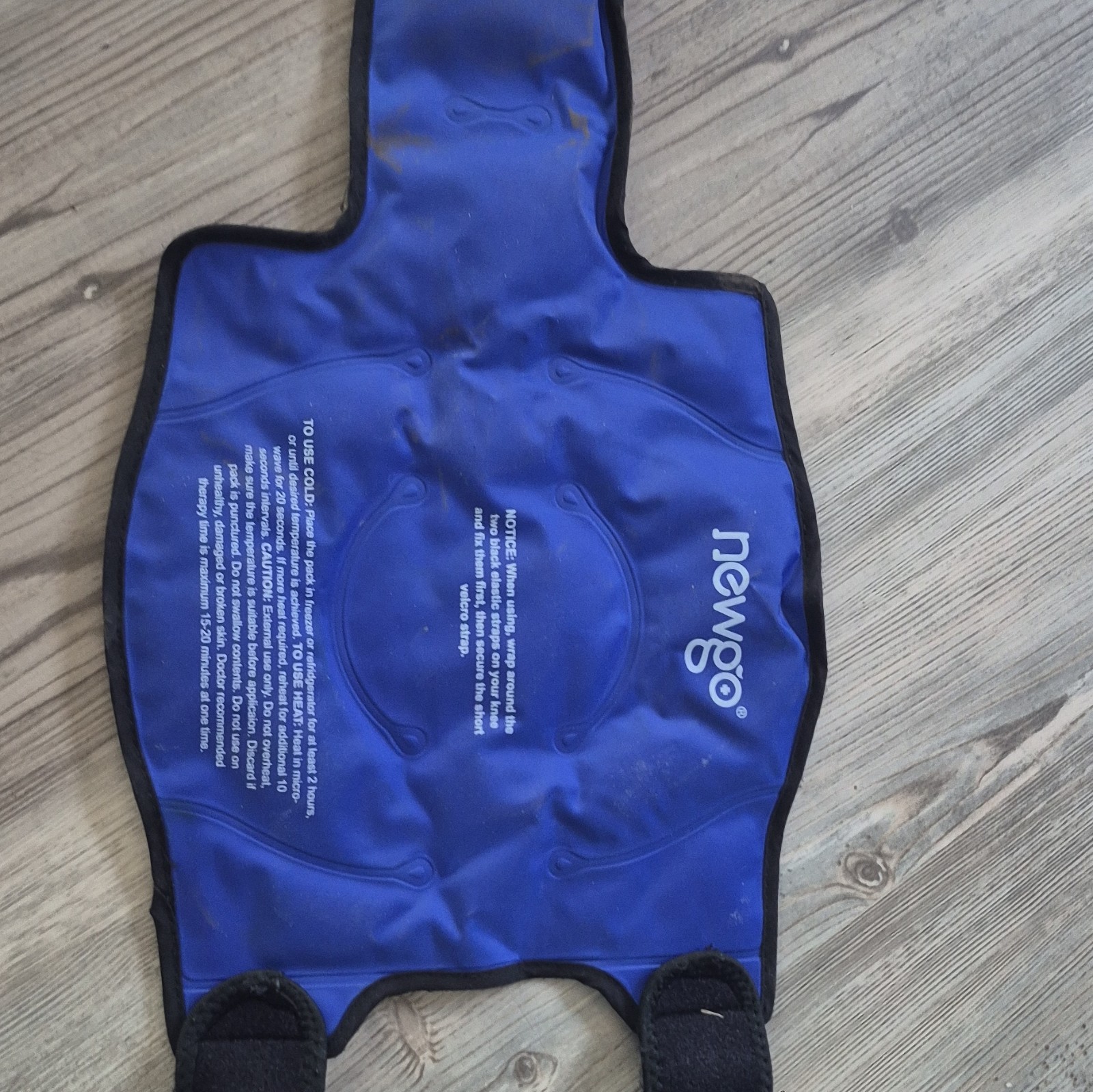 Newgo Hot/Cold Wraps Therapy Wrap Pack with Straps, Blue and Black