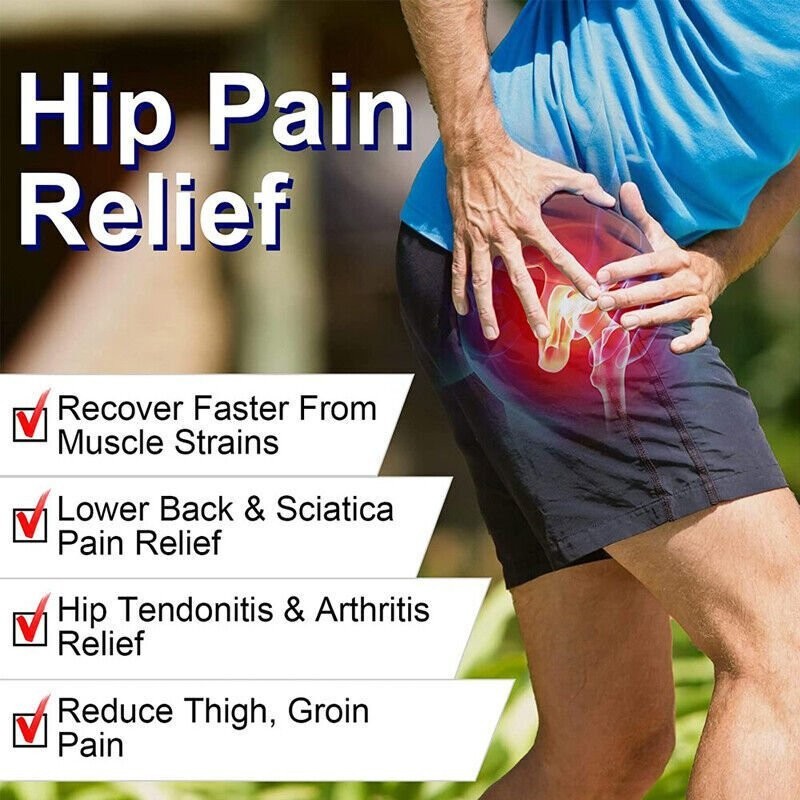 Hip Brace Compression Groin Support Wrap for Sciatica Pain Relief Thigh Recovery
