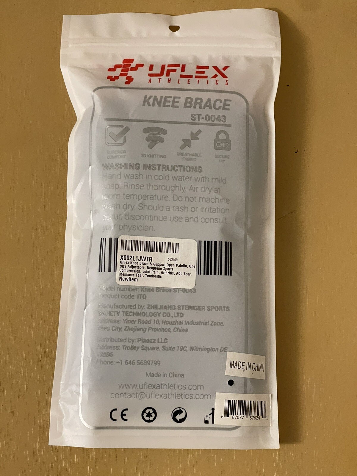 Ultra Flex Athletics knee brace