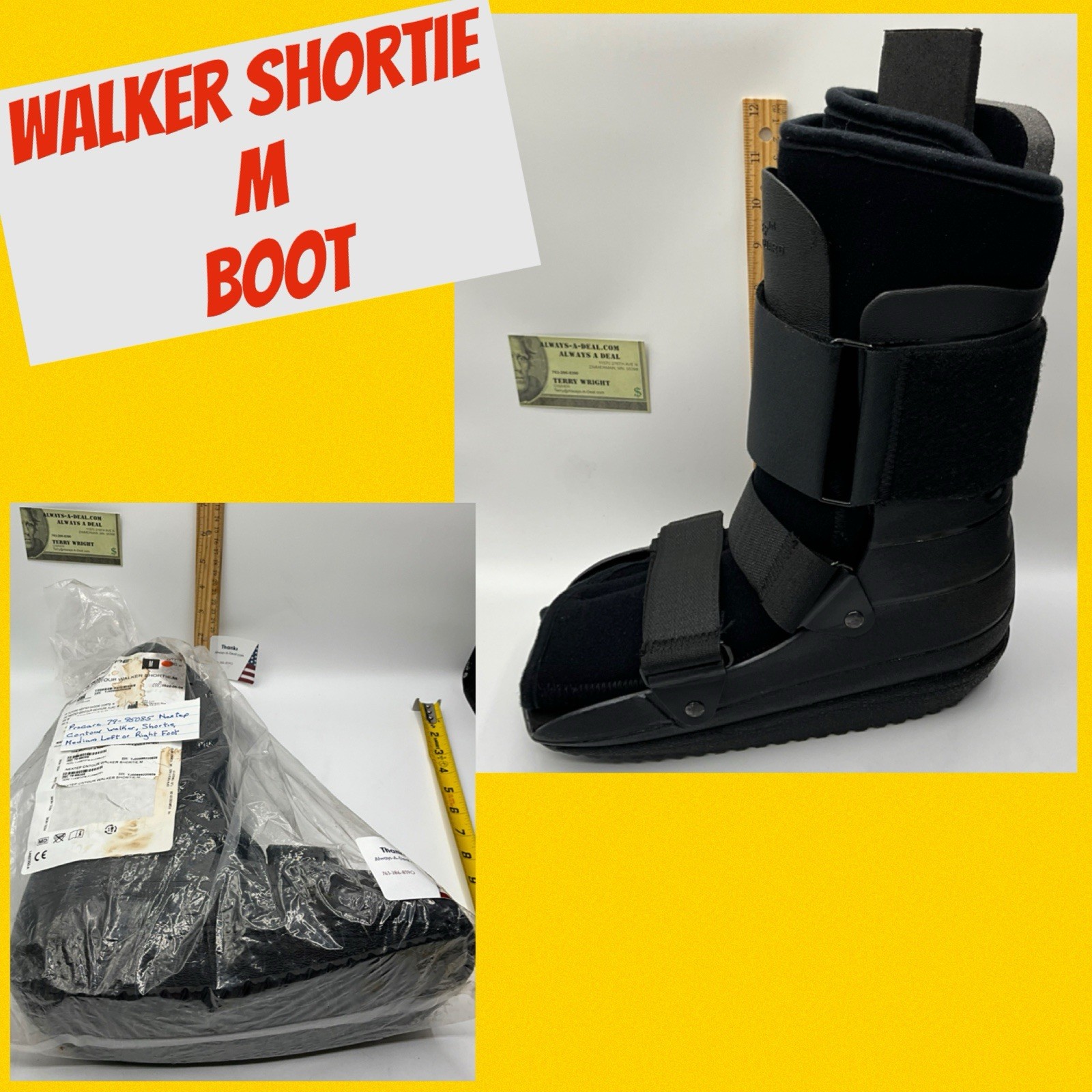 Procare 79-95085 Nextep Walker Shortie Medium Walking Boot Left or Right Foot