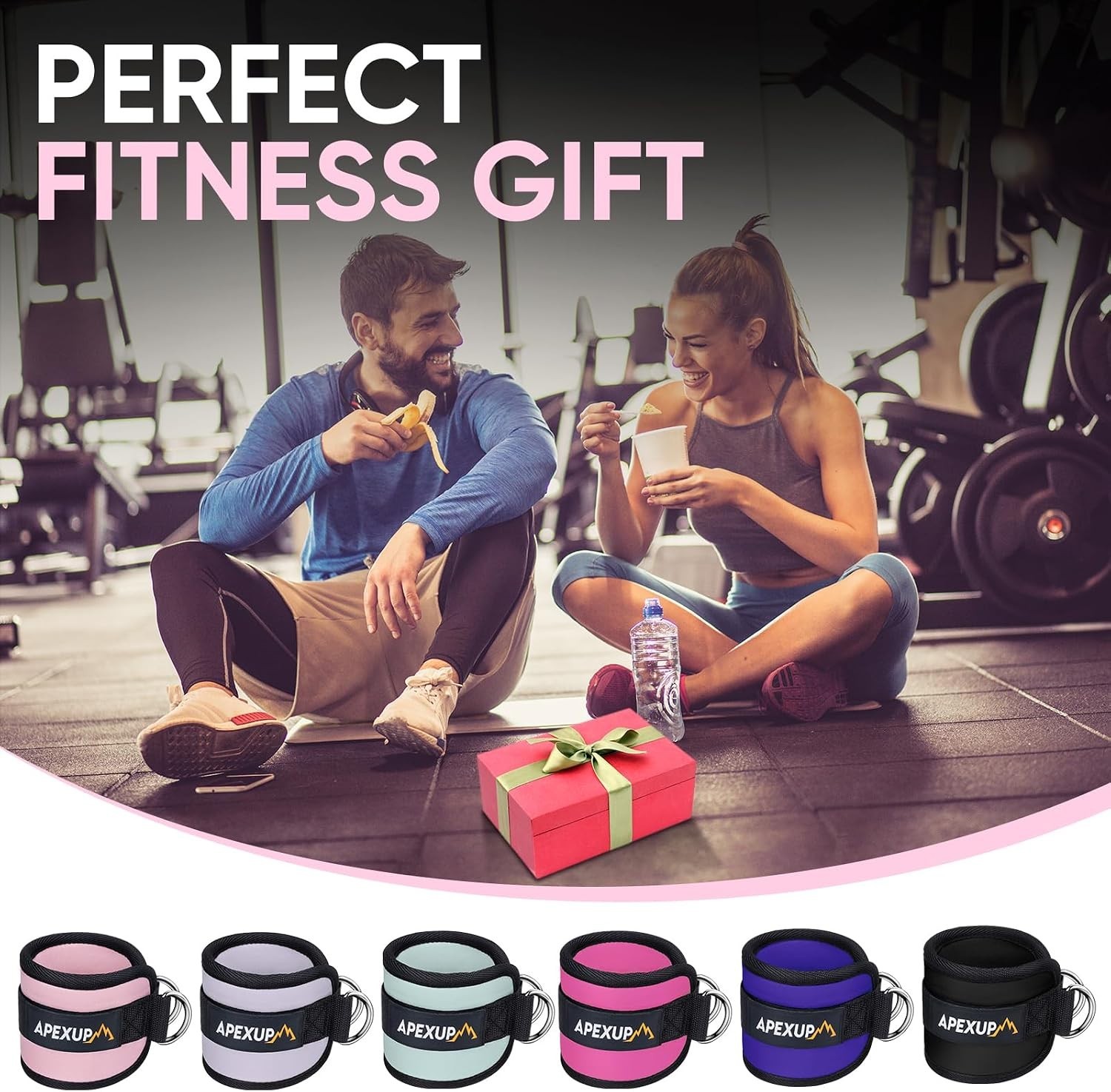 Adjustable Ankle Strap for Cable Machine – Neoprene Comfort for Glute Workouts