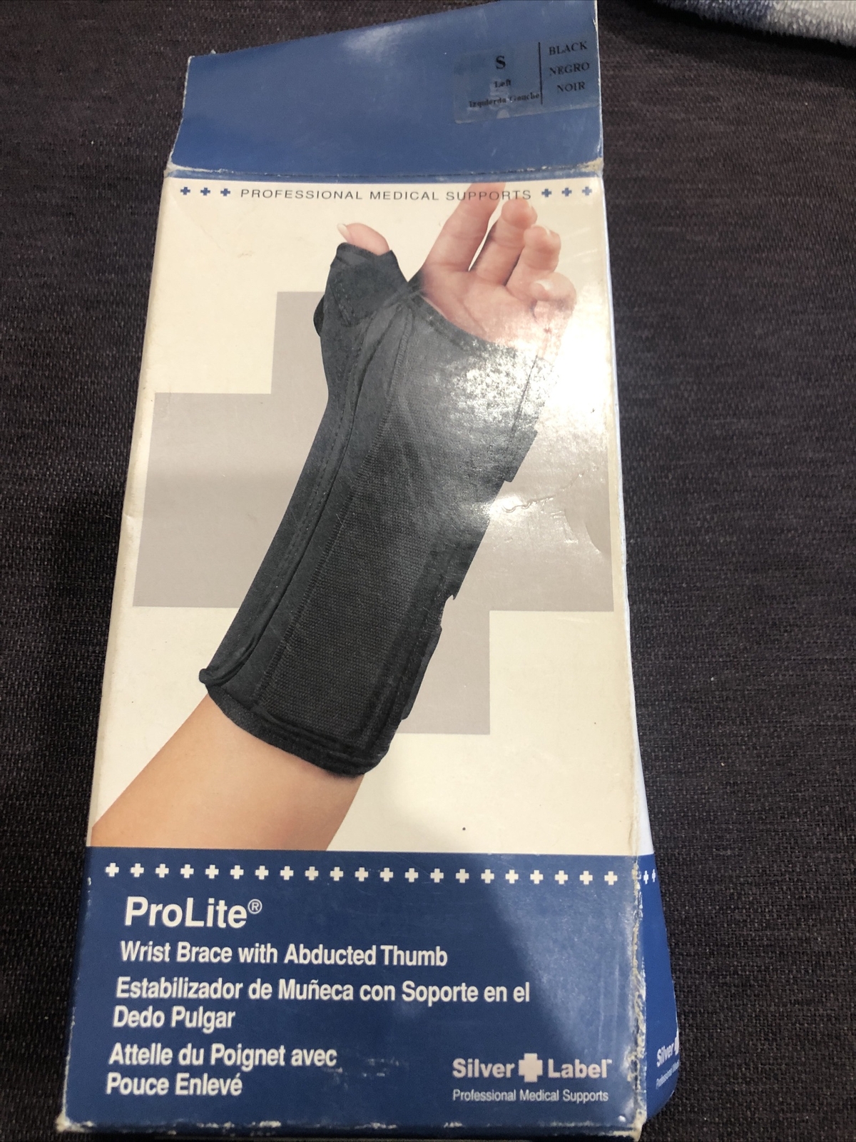 Prolite Wrst brace with Abducted Thumb size Small