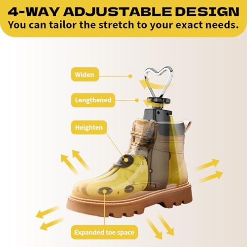 Adjustable Boot Stretcher for Men & Women – Small – ABS & Metal