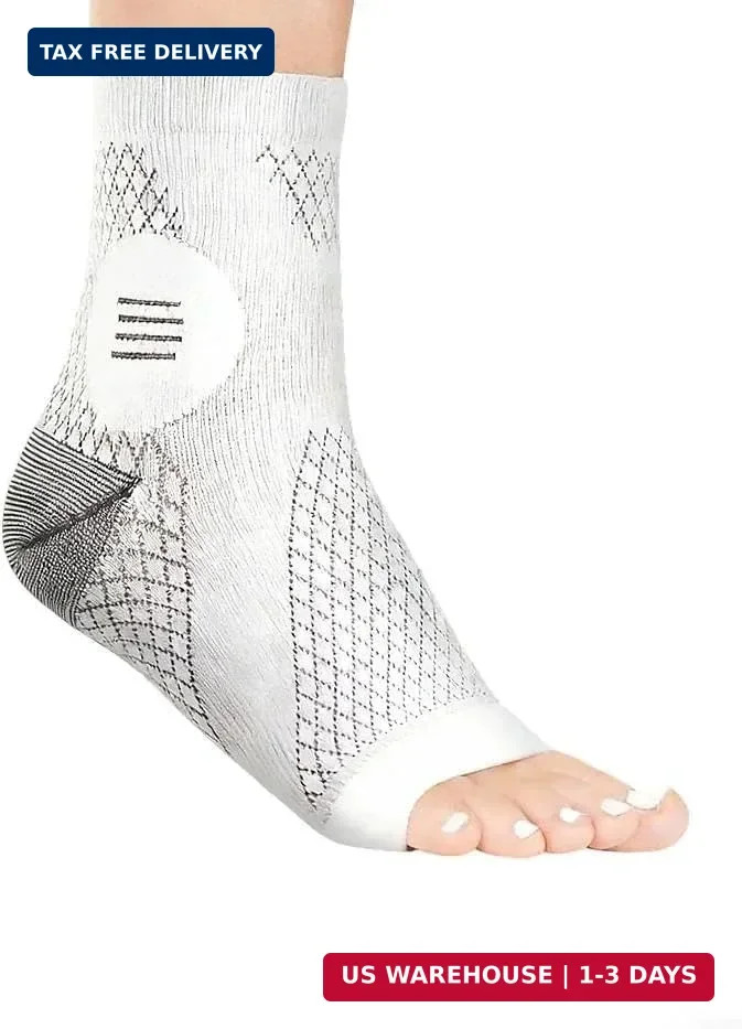 NeuroCare Foot Supports for Neuropathy -Compression Foot Sleeves for Nerve Pain