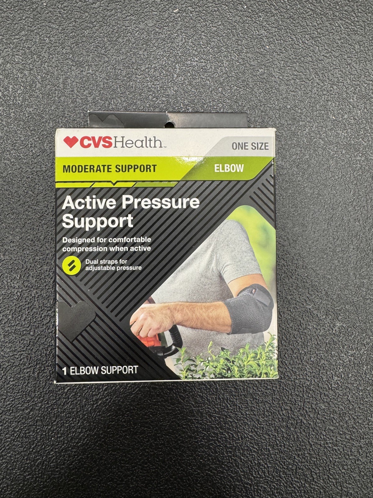 CVS Health Elbow Active Pressure Support MODERATE Support ONE SIZE Free Shipping