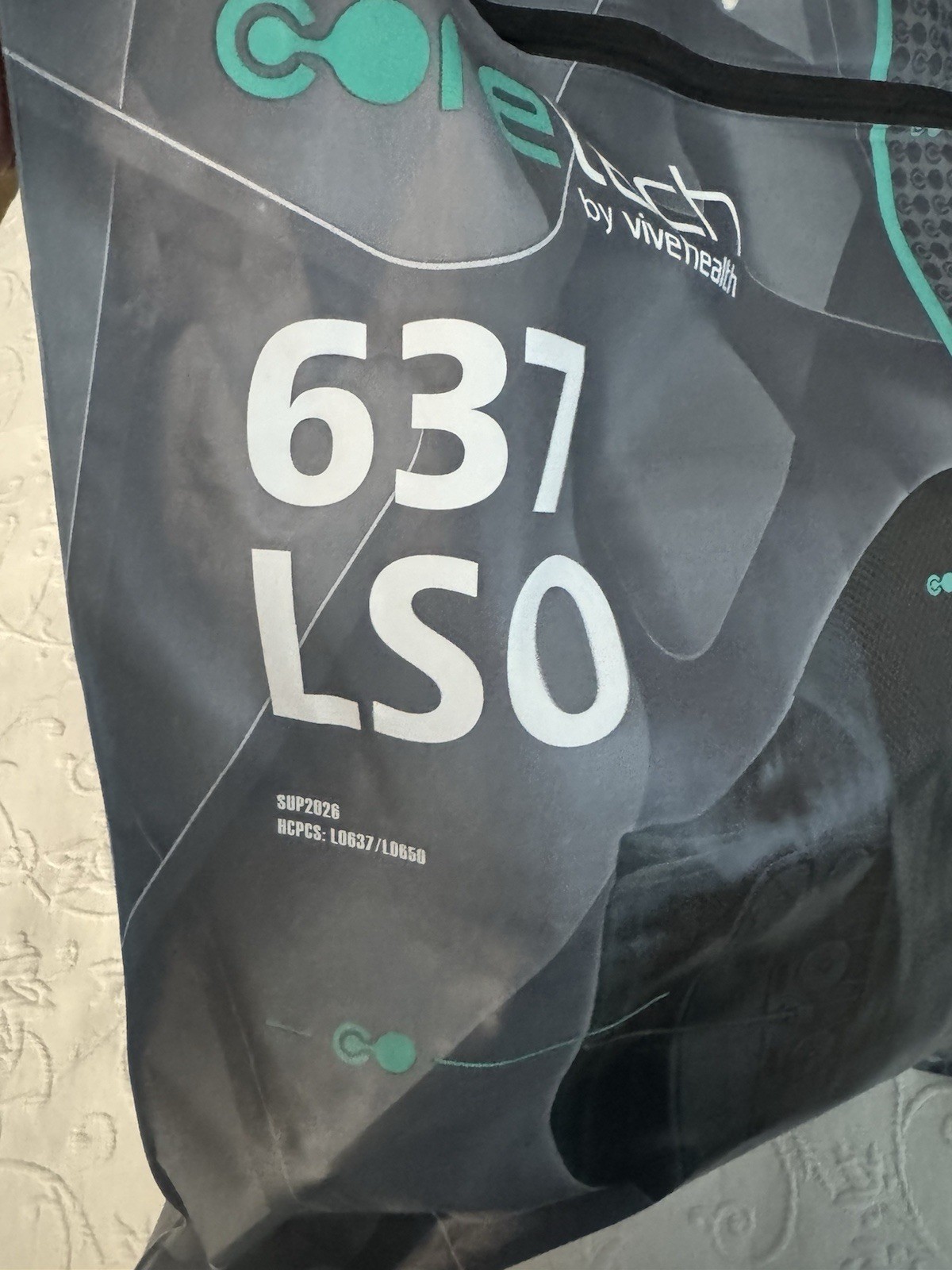 Core Tech 637 LSO Adjustable Back Brace SUP2026 New in package