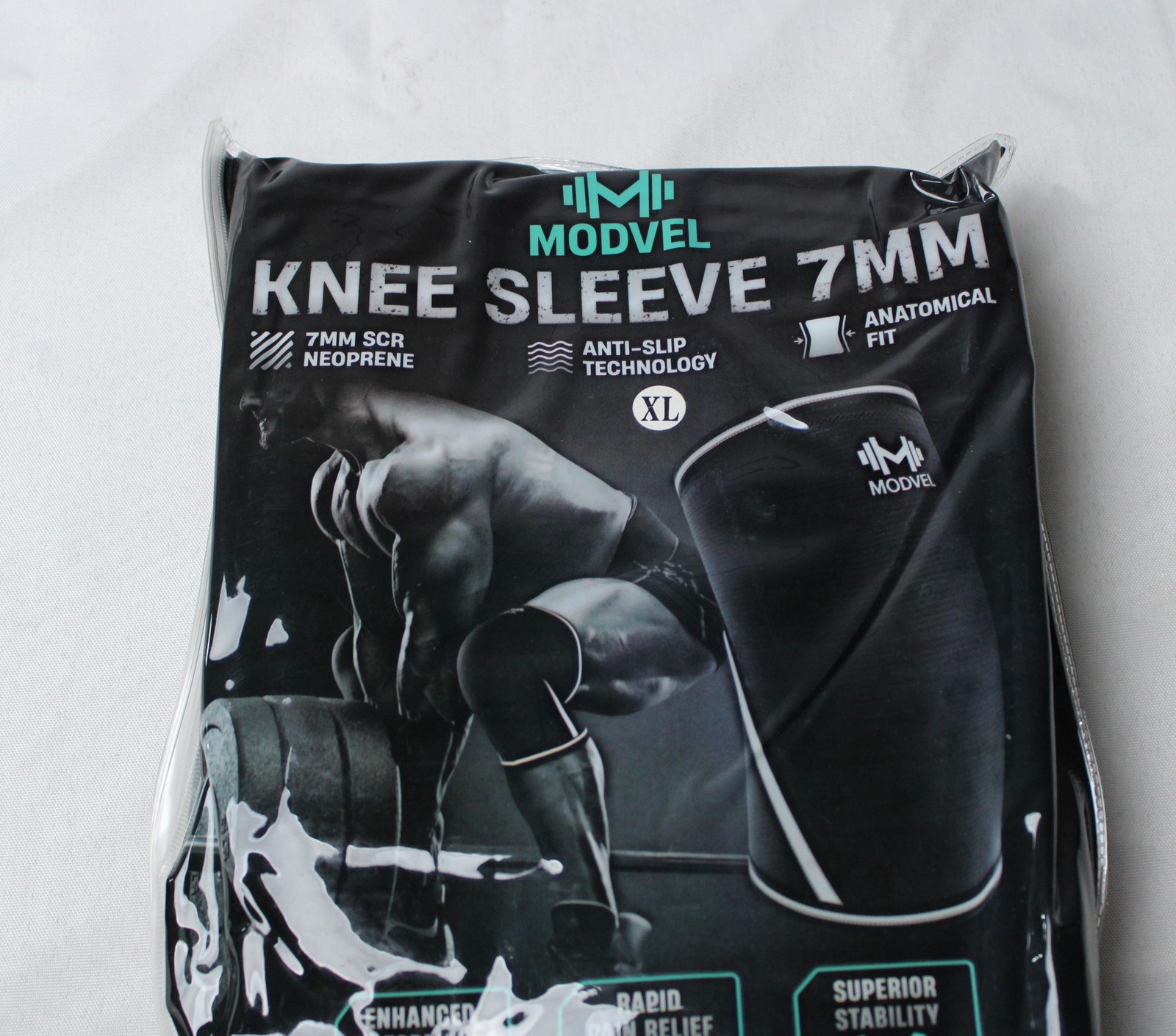 Modvel Unisex Adult’s 7mm Neoprene Knee Sleeves for Lifting BE5 Green Size XL