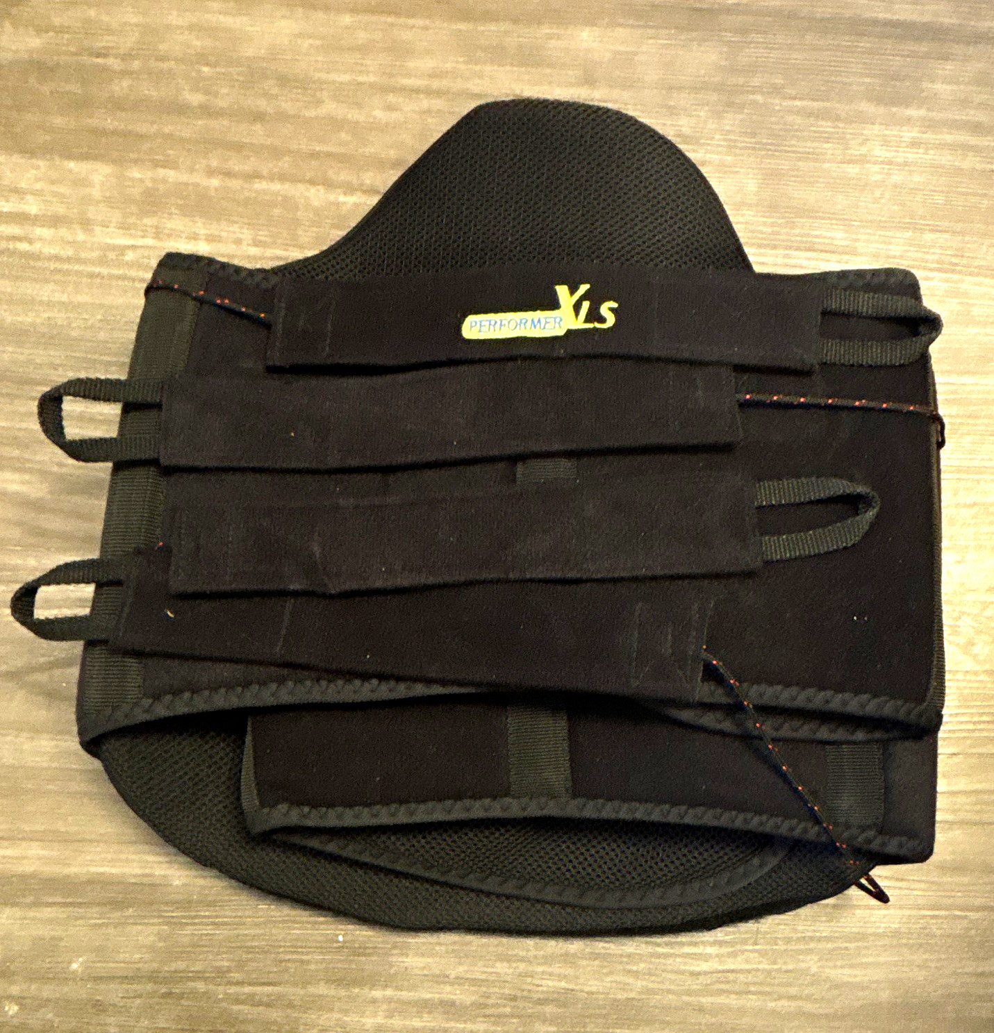 XLS Adjustable Lumbar Support Belt Back Brace Black One Size Compression