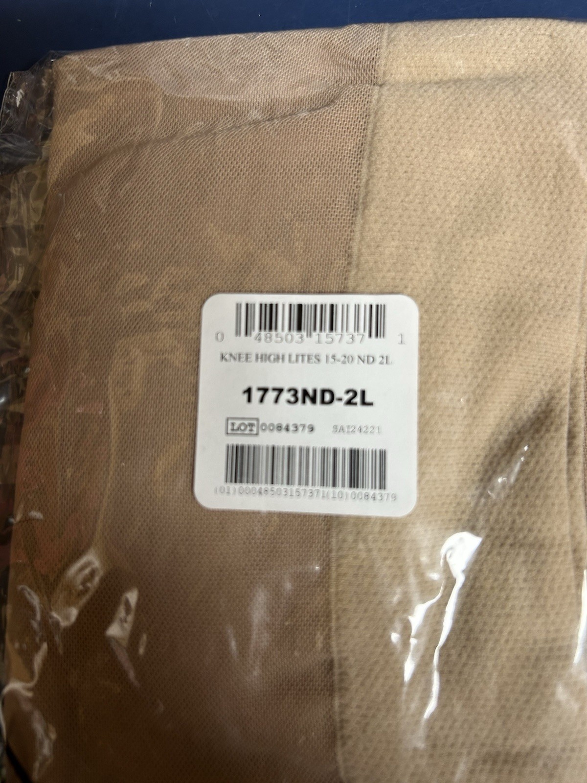 Absolute Support Sheer Compression Knee High Stockings Women 15–20 mmHg Beige 2L